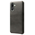 For Samsung Galaxy M56 5G Case Calf Texture PU Leather Hard PC Protective Phone Cover