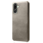 For Samsung Galaxy M56 5G Case Calf Texture PU Leather Hard PC Protective Phone Cover