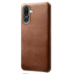 For Samsung Galaxy M56 5G Case Calf Texture PU Leather Hard PC Protective Phone Cover