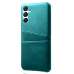 For Samsung Galaxy A18 5G / A18 4G / A17 5G / A17 4G Case Dual Card Slots PU Leather + Hard PC Phone Cover