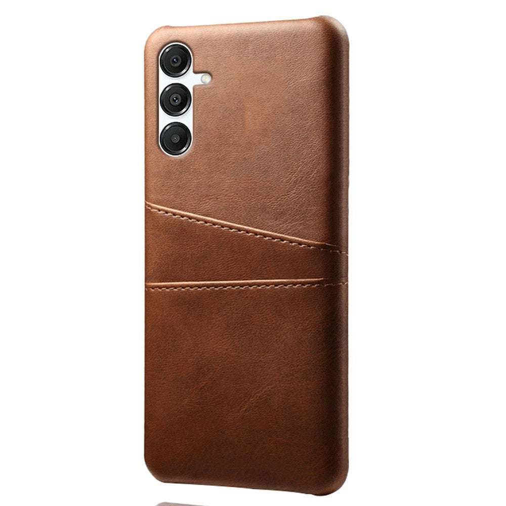 For Samsung Galaxy A18 5G / A18 4G / A17 5G / A17 4G Case Dual Card Slots PU Leather + Hard PC Phone Cover