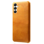 For Samsung Galaxy A18 5G / A18 4G / A17 5G / A17 4G Case Calf Texture PU Leather Hard PC Protective Phone Cover