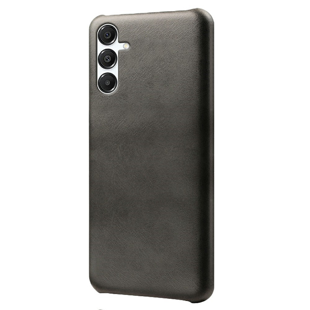 For Samsung Galaxy A18 5G / A18 4G / A17 5G / A17 4G Case Calf Texture PU Leather Hard PC Protective Phone Cover