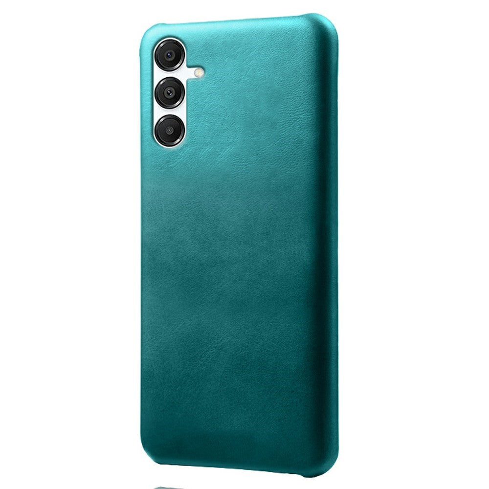 For Samsung Galaxy A18 5G / A18 4G / A17 5G / A17 4G Case Calf Texture PU Leather Hard PC Protective Phone Cover