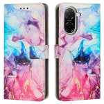 For Xiaomi Redmi A5 NFC (EU) (173.45mm) Stand Case Marble Pattern PU Leather Wallet Phone Cover