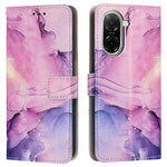For Xiaomi Redmi A5 NFC (EU) (173.45mm) Stand Case Marble Pattern PU Leather Wallet Phone Cover