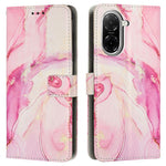 For Xiaomi Redmi A5 NFC (EU) (173.45mm) Stand Case Marble Pattern PU Leather Wallet Phone Cover