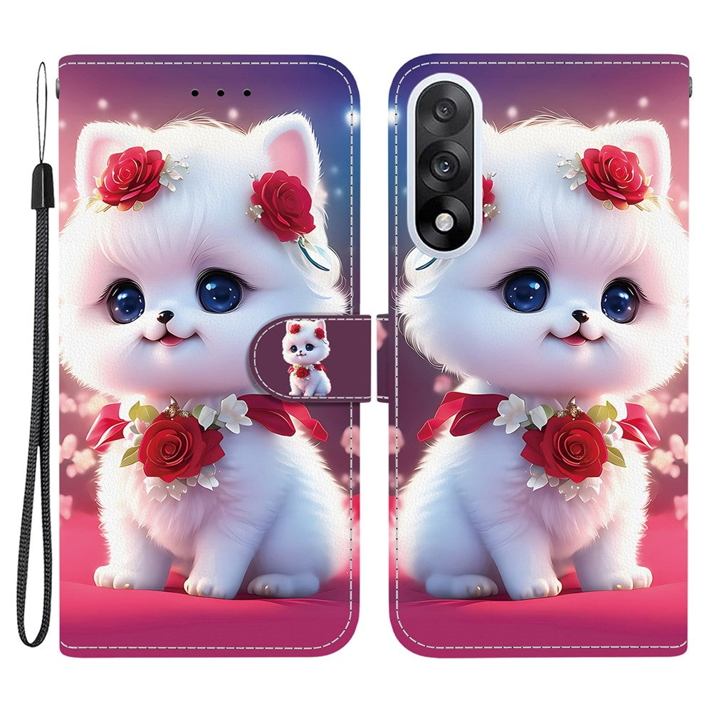OnePlus Nord 5 5G / Ace 5 Ultra 5G Läderfodral Stativ Plånbok Mönster Tryck mobilskal med Handledsrem
