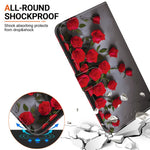 For Xiaomi Redmi A5 NFC (EU) (173.45mm) Leather Case Stand Wallet Pattern Printing Phone Cover with Wrist Strap