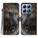 For Xiaomi 14T Pro Leather Case Stand Wallet Pattern Printing Phone Cover with Wrist Strap