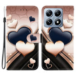 For Xiaomi 14T Pro Leather Case Stand Wallet Pattern Printing Phone Cover with Wrist Strap