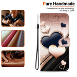 For Samsung Galaxy A56 5G Leather Case Stand Wallet Pattern Printing Phone Cover with Wrist Strap