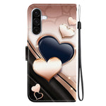 For Samsung Galaxy A56 5G Leather Case Stand Wallet Pattern Printing Phone Cover with Wrist Strap