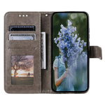 For Xiaomi Redmi 15C 5G (EU) (173mm) / 15C 4G (EU) (173mm) Stand Case Imprinted Totem PU Leather Wallet Phone Cover with Wrist Strap
