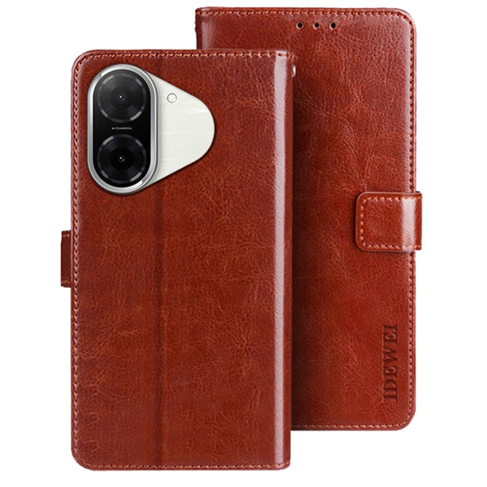IDEWEI For Xiaomi Redmi A5 NFC (EU) (173.45mm) Stand Case Crazy Horse Texture Leather Phone Cover