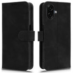 Lædercover til Samsung Galaxy A08 5G / A08 4G / A07 5G / A07 4G / A07s 4G, stødsikkert lædercover med lynlås og foldbart mønster