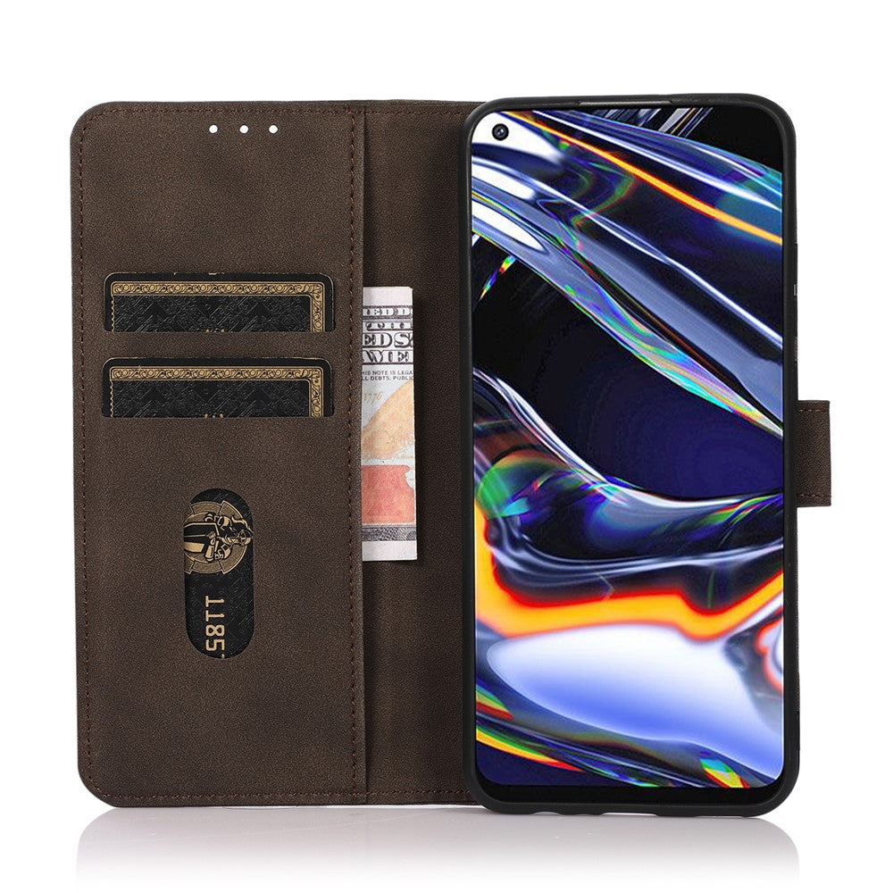 KHAZNEH PU-læderetui med tegnebogsfunktion og stander til Xiaomi Redmi 15C 5G (EU) (173mm) / 15C 4G (EU) (173mm)