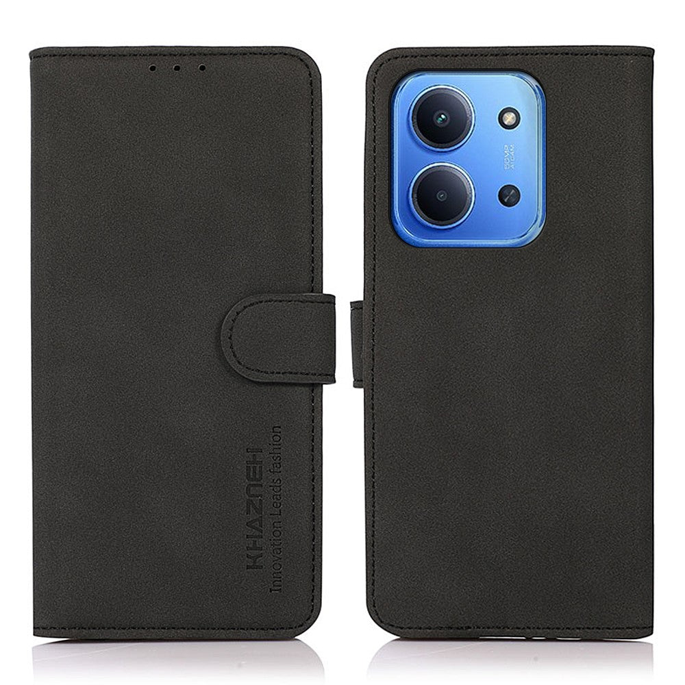 KHAZNEH PU-læderetui med tegnebogsfunktion og stander til Xiaomi Redmi 15C 5G (EU) (173mm) / 15C 4G (EU) (173mm)