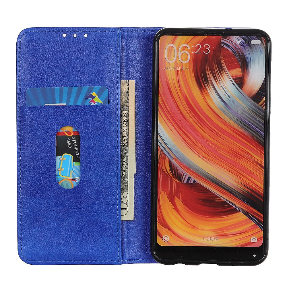For Xiaomi Redmi A5 NFC (EU) (173.45mm) Stand Case Split Leather Litchi Texture Wallet Phone Cover