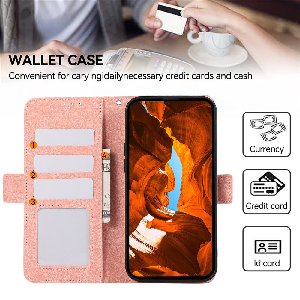 ABEEL For Xiaomi Redmi A5 NFC (EU) (173.45mm) Case PU Leather Folio Stand View RFID Blocking Phone Cover