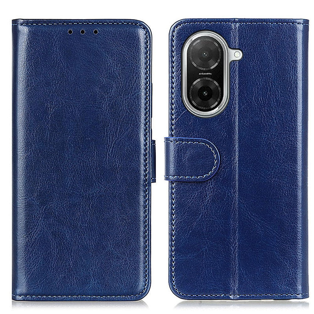 For Xiaomi Redmi A5 NFC (EU) (173.45mm) Case Crazy Horse Texture PU Leather Phone Stand Cover