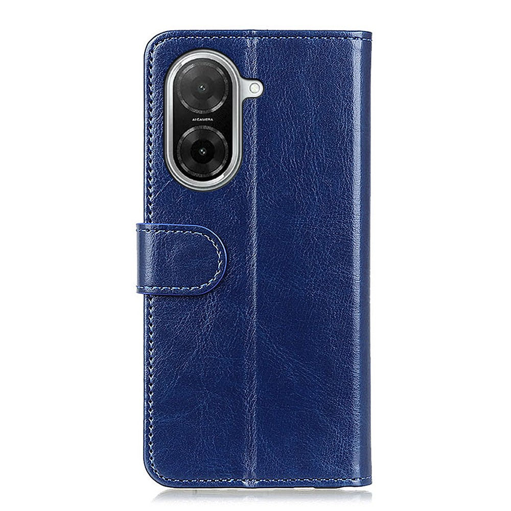 For Xiaomi Redmi A5 NFC (EU) (173.45mm) Case Crazy Horse Texture PU Leather Phone Stand Cover