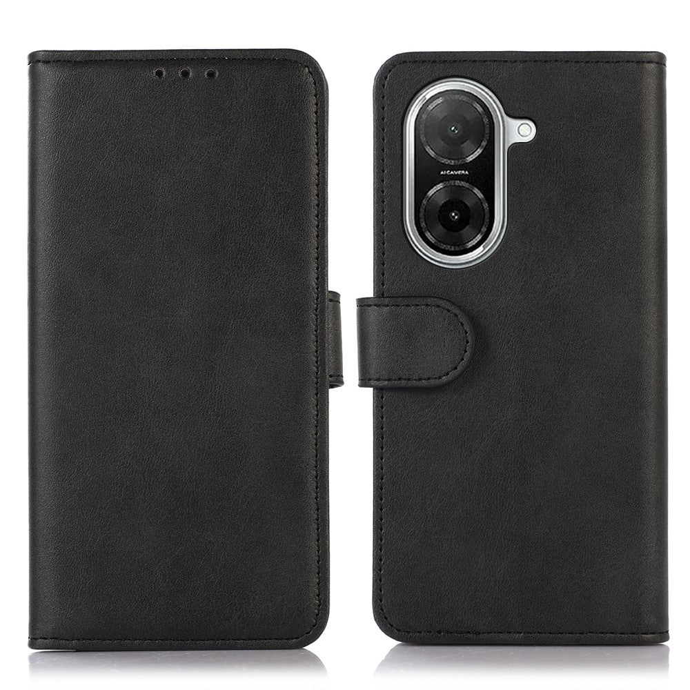 For Xiaomi Redmi A5 NFC (EU) (173.45mm) Case Cowhide Texture Leather Wallet Phone Cover with Stand