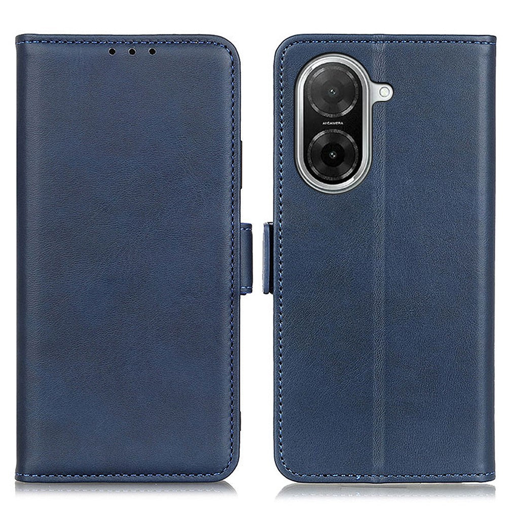 For Xiaomi Redmi A5 NFC (EU) (173.45mm) Case Stand Cowhide Texture PU Leather Phone Cover