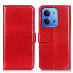 Xiaomi Redmi 15C 4G (Global) (171mm) / Poco C85 4G (171mm) skal Crazy Horse textur PU-läder mobilstativ