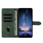For Samsung Galaxy S24 Ultra Leather Case Solid Color Phone Wallet Cover