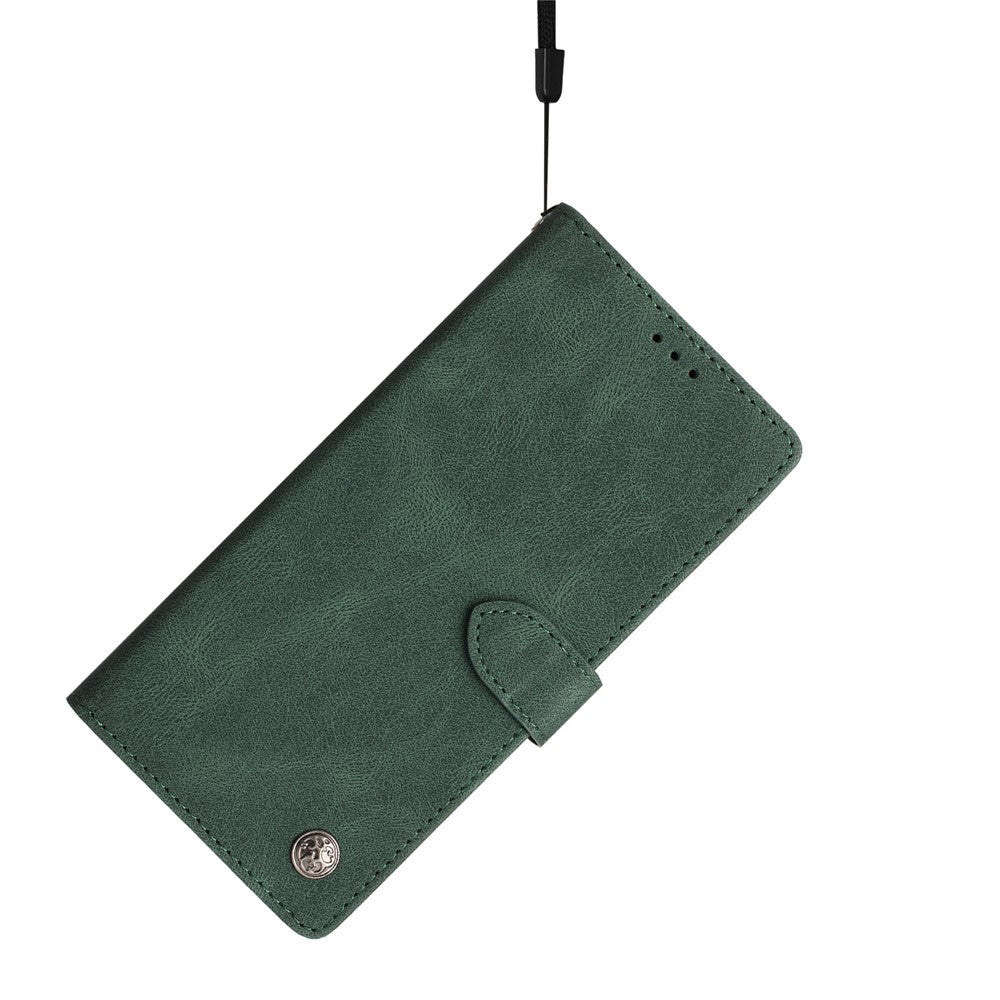 For Samsung Galaxy S24 Ultra Leather Case Solid Color Phone Wallet Cover