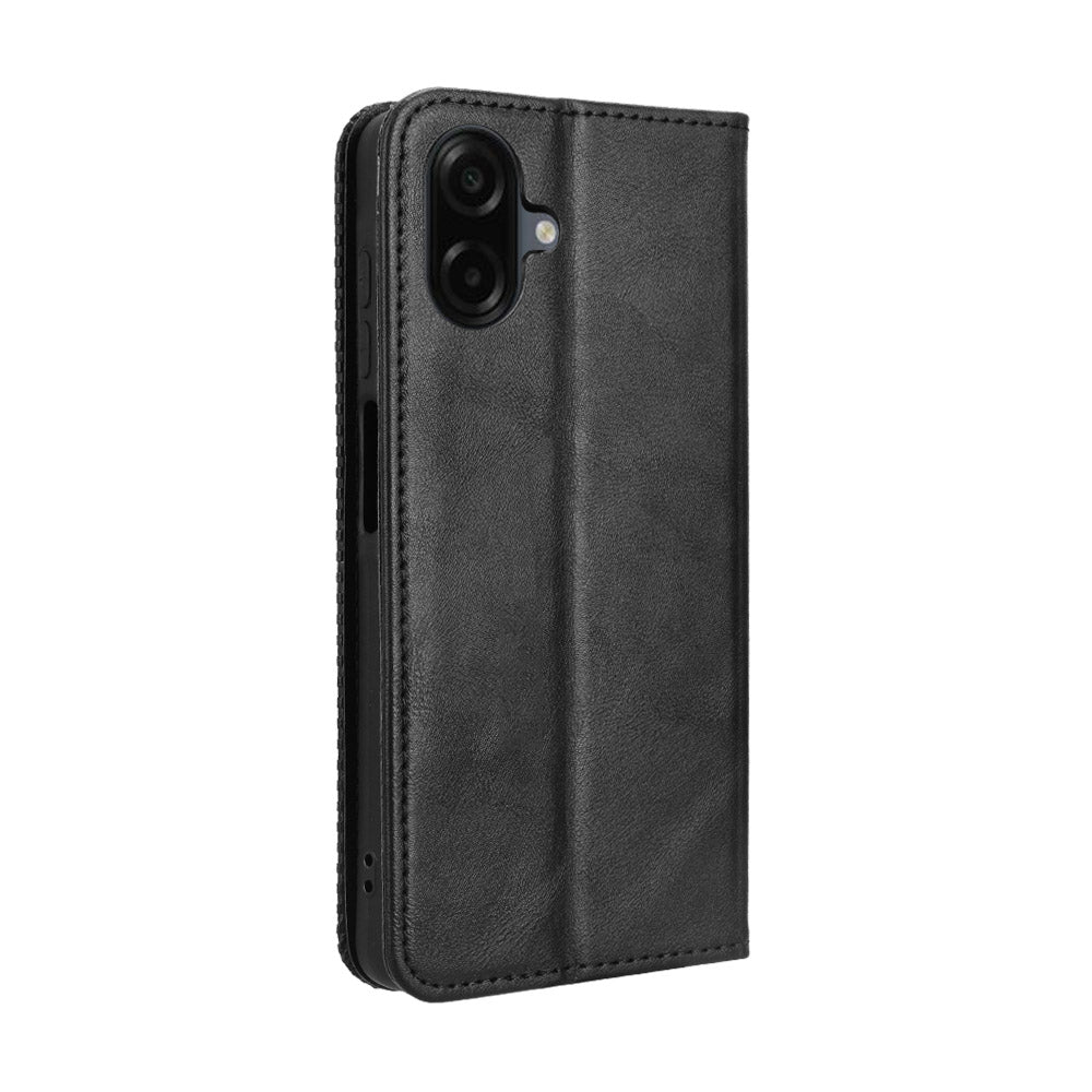 Samsung Galaxy A08 5G / A08 4G / A07 4G Läderfodral Plånboksfodral Retro Textur mobilskal