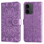 Xiaomi Redmi 15C 4G (Global) (171mm) / Poco C85 4G (171mm) Fodral Sunflower Imprint Läderplånbok mobilskal