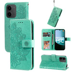 For Xiaomi Redmi 15C 4G (Global) (171mm) / Poco C85 4G (171mm) Case Floral Pattern PU Leather Wallet Stand Phone Cover