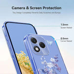 For Honor 400 Lite 5G Case Butterfly Floral Pattern Printing TPU Phone Back Cover