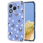 For Honor 400 Lite 5G Case Butterfly Floral Pattern Printing TPU Phone Back Cover
