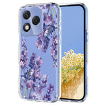 For Honor 400 Lite 5G Case Butterfly Floral Pattern Printing TPU Phone Back Cover