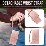 For Xiaomi 15 Case RFID Blocking Imprint Dog Pattern PU Leather Phone Cover with Wrist Strap