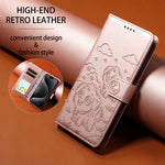 For Xiaomi 15 Case RFID Blocking Imprint Dog Pattern PU Leather Phone Cover with Wrist Strap