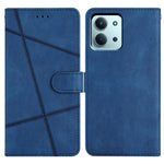 Xiaomi Redmi 15C 4G (Global) (171 mm) / Poco C85 4G (171 mm) Plånboksfodral med linjepräglad hudkontakt i läder med fällbart lock.