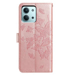 Xiaomi Redmi 15C 4G (Global) (171mm) / Poco C85 4G (171mm) Fodral Fjärilstryck Plånboksfodral PU-läder Flipfodral med Rem