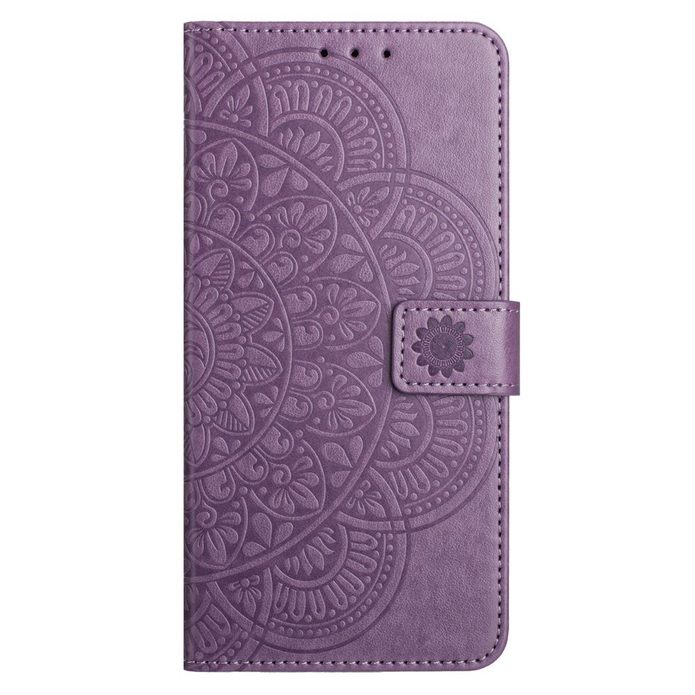 For Xiaomi Redmi 15C 4G (Global) (171mm) / Poco C85 4G (171mm) Leather Case with Card Slots Mandala Pattern Phone Cover Stand