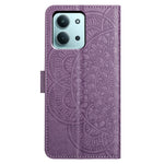 For Xiaomi Redmi 15C 4G (Global) (171mm) / Poco C85 4G (171mm) Leather Case with Card Slots Mandala Pattern Phone Cover Stand
