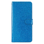 For Xiaomi Redmi 15C 4G (Global) (171mm) / Poco C85 4G (171mm) Wallet Case Glitter Anti-Scratch Leather Stand Phone Cover with Strap