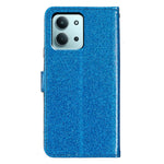 For Xiaomi Redmi 15C 4G (Global) (171mm) / Poco C85 4G (171mm) Wallet Case Glitter Anti-Scratch Leather Stand Phone Cover with Strap