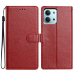 For Xiaomi Redmi 15C 4G (Global) (171mm) / Poco C85 4G (171mm) Leather Case Wallet Stand Phone Cover with Handy Strap