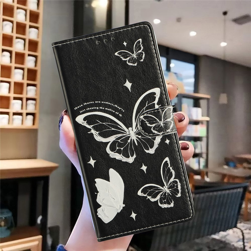 For Xiaomi Redmi 15C 4G (Global) (171mm) / Poco C85 4G (171mm) Case Pattern Printing Wallet Leather Phone Cover with Strap