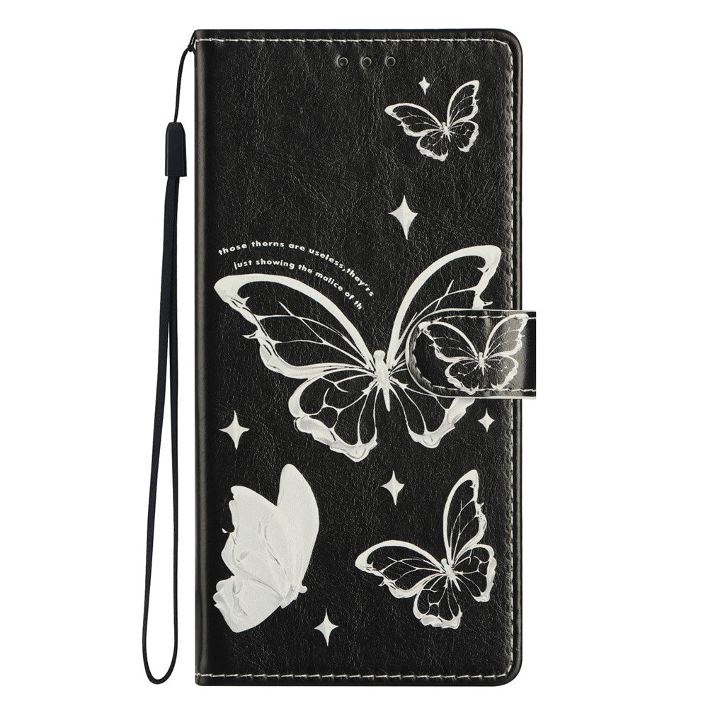 For Xiaomi Redmi 15C 4G (Global) (171mm) / Poco C85 4G (171mm) Case Pattern Printing Wallet Leather Phone Cover with Strap