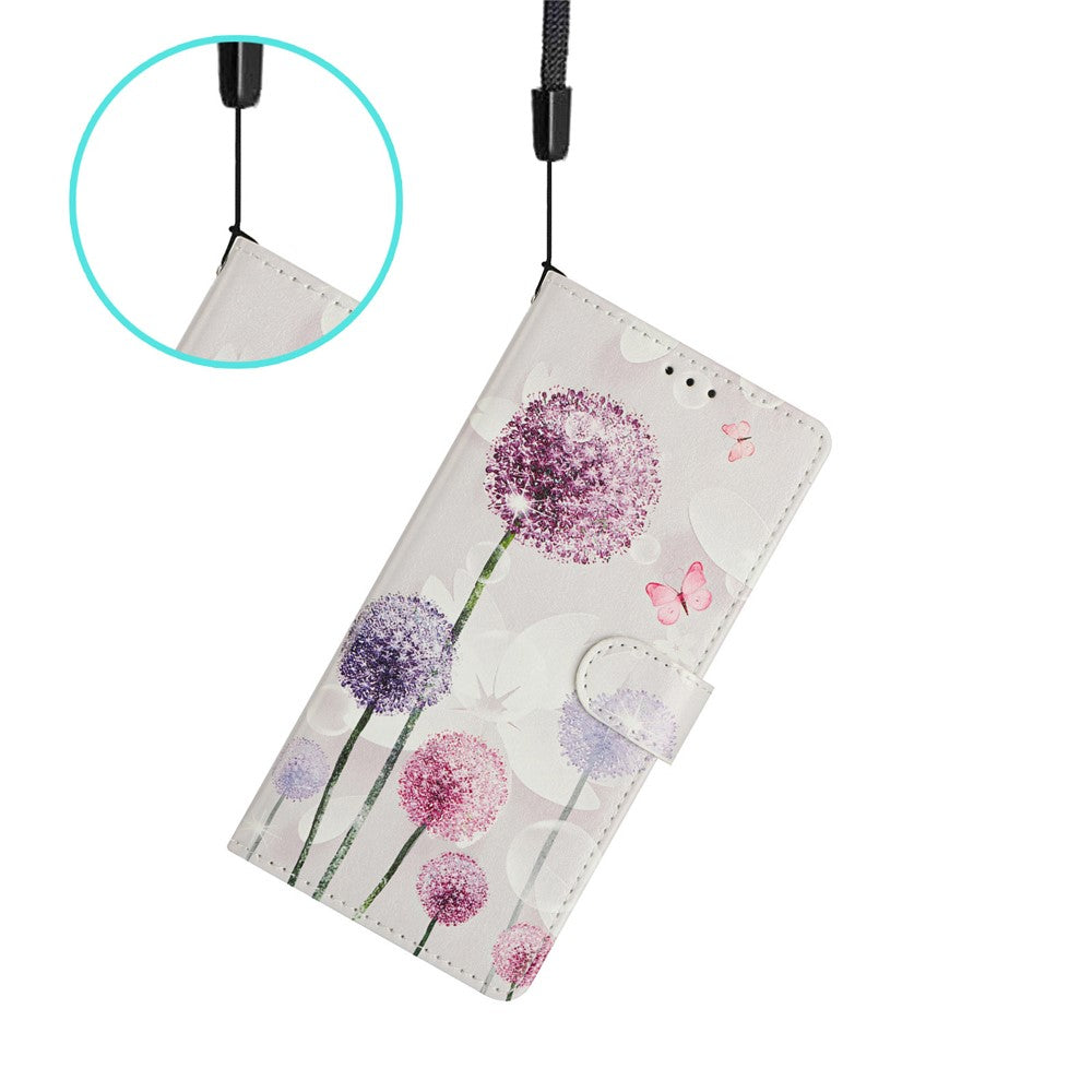 For Xiaomi Redmi 15C 4G (Global) (171mm) / Poco C85 4G (171mm) Case Pattern Printing Wallet Leather Phone Cover with Strap