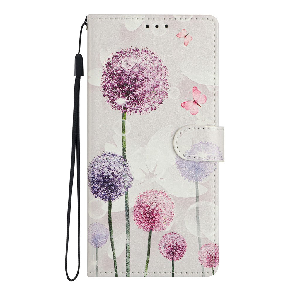 For Xiaomi Redmi 15C 4G (Global) (171mm) / Poco C85 4G (171mm) Case Pattern Printing Wallet Leather Phone Cover with Strap